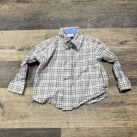 Dillard's EdgeHill Collection Size 9 Months 2 Peice Button Up Shirt & Pants Set - Picture 6 of 7